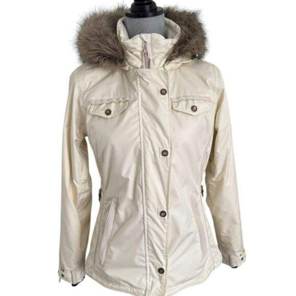 Obermeyer Ski Snowboard Dolly Jacket With Removable Faux Fur Hood Women's SZ 4 - Picture 1 of 11